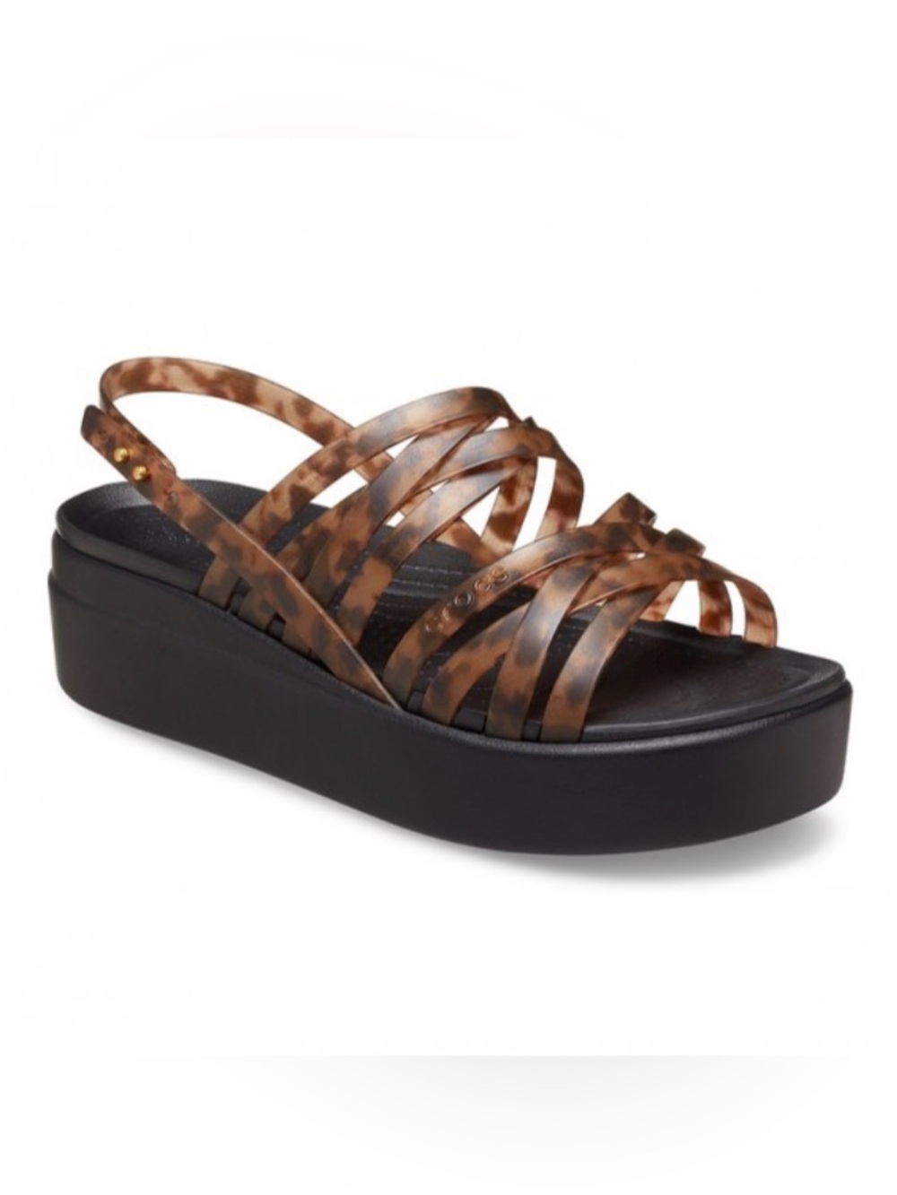 WOMEN'S CROCS BROOKLYN TORT STRAPPY LOW WEDGE